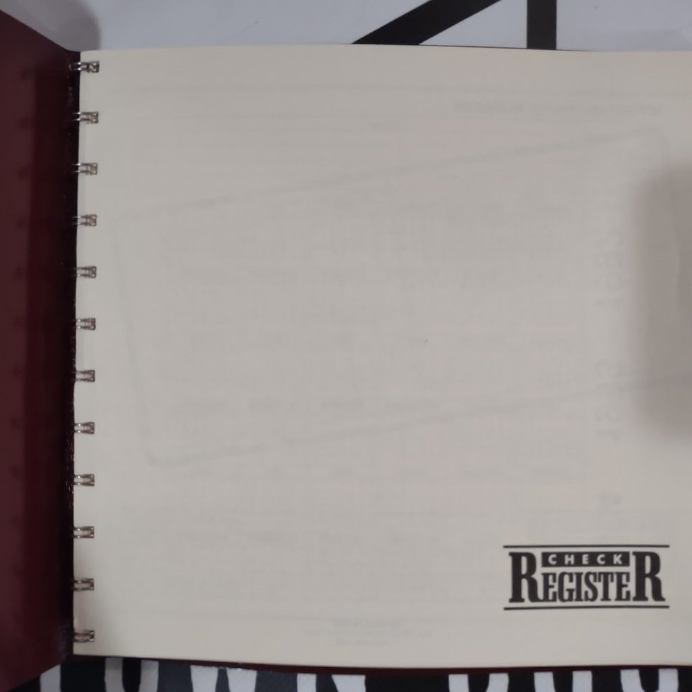 Check Register Book Notebook Journal - Picture 5 of 6